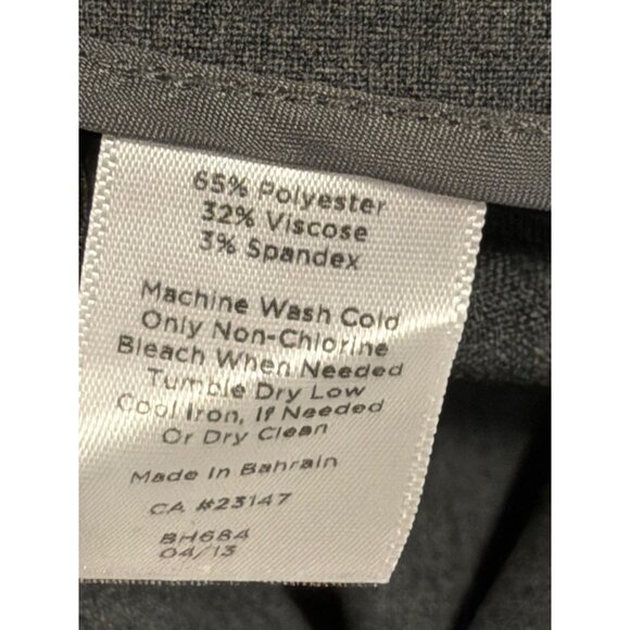 Talbots Womens Petite Gray Dress Pants Size 6P Polyester Viscose Spandex - Picture 3 of 11